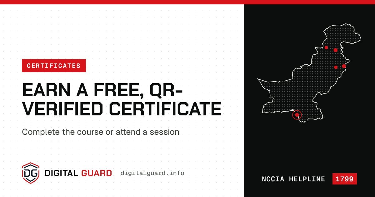 cyber awareness certificate — Digital Guard