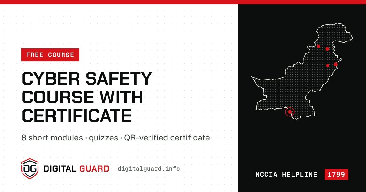 free cyber security course — Digital Guard